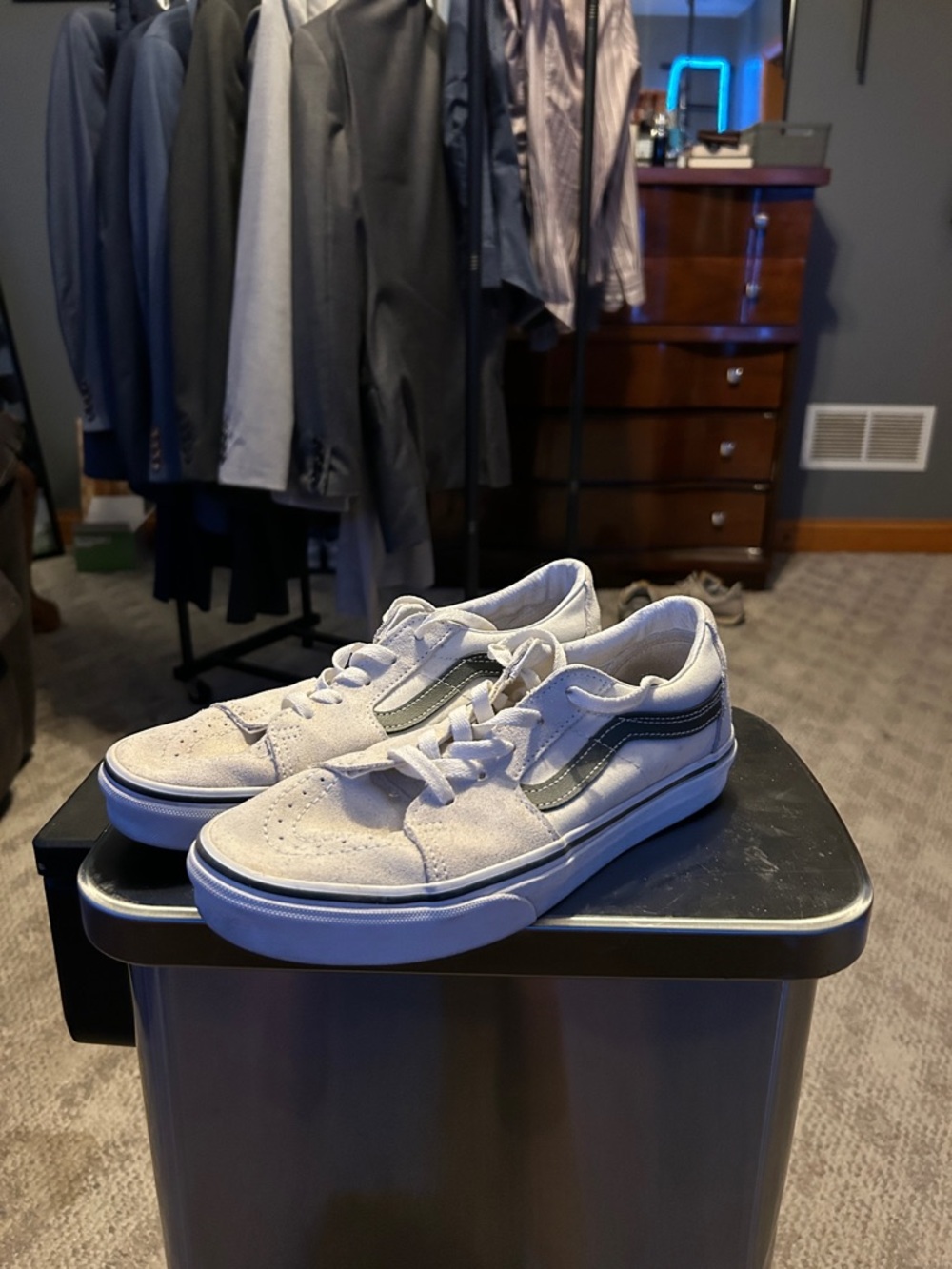 Cream Colored Size 7.5 Vans